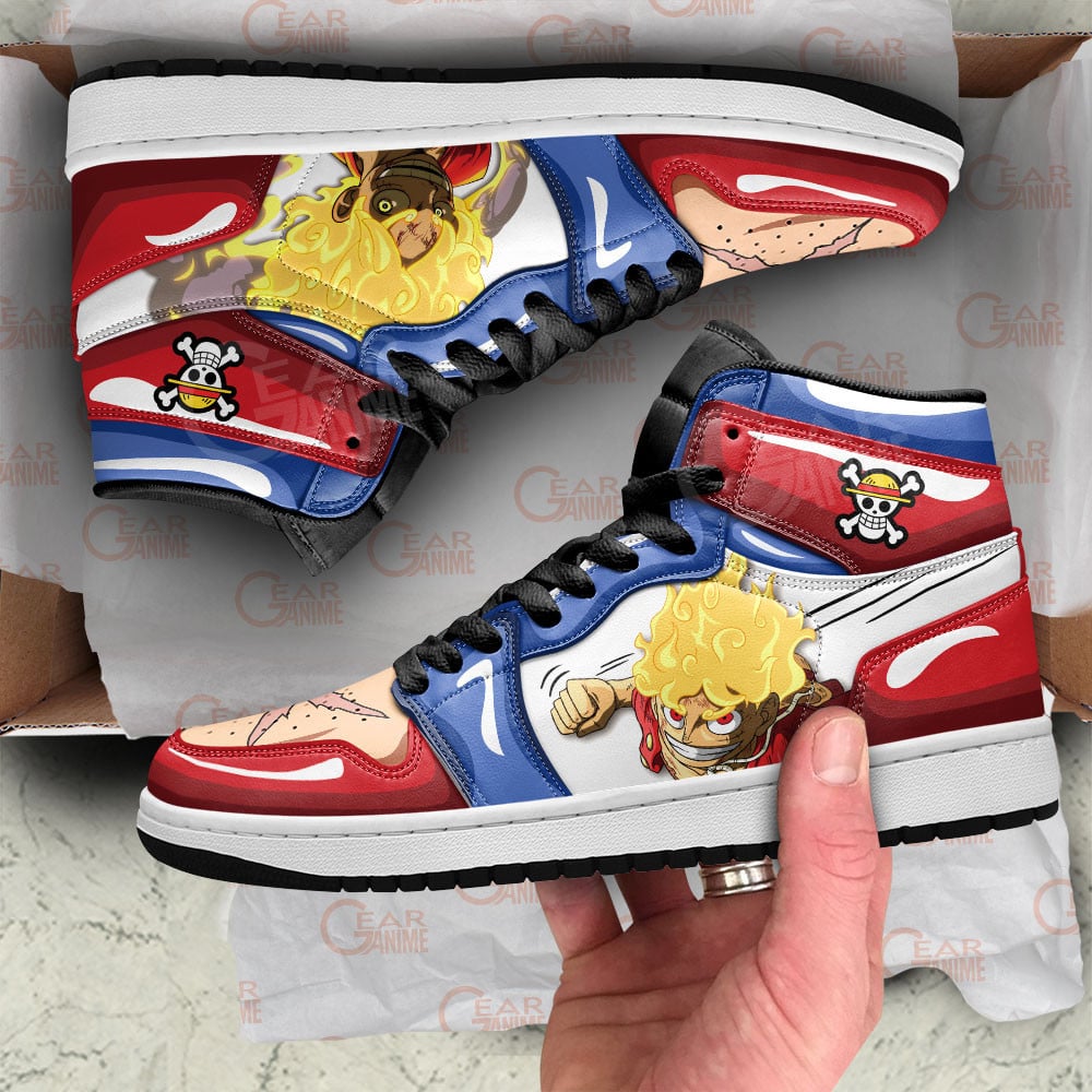 Luffy Gear 5 High-Top AJ1 Sneaker - Image 2