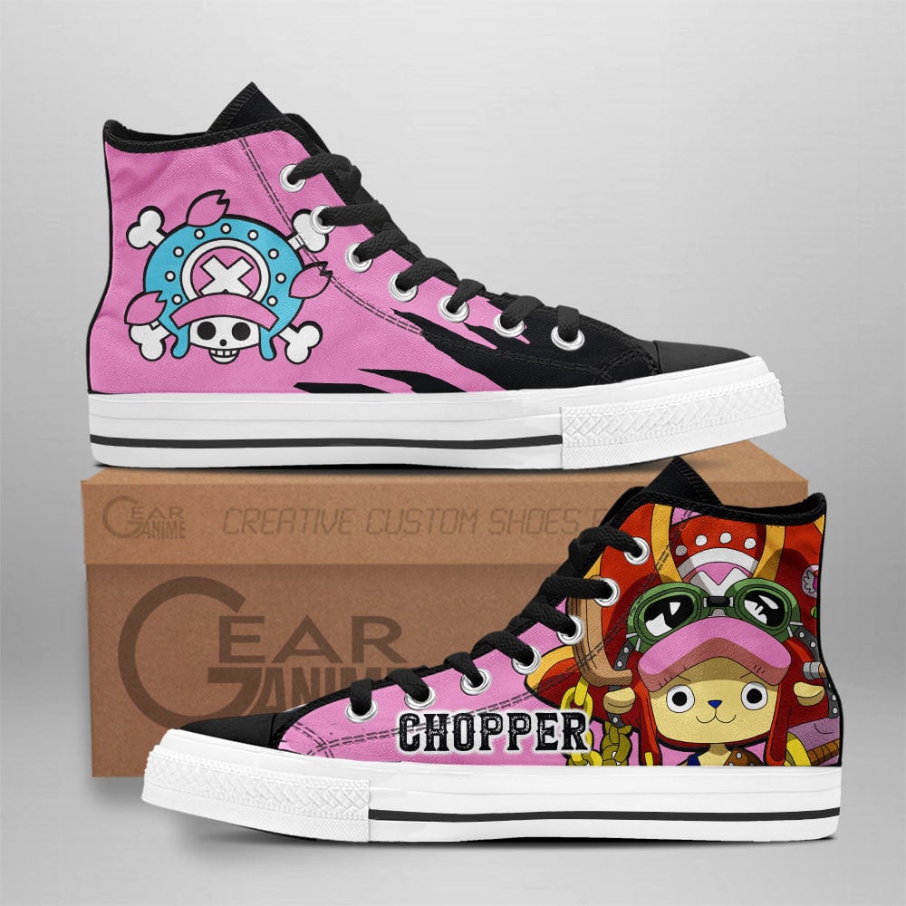 Tony Tony Chopper Film Red Edition High-Top Canvas Shoes
