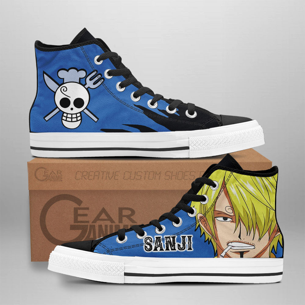 Sanji Film Red Edition High-Top Canvas Shoes