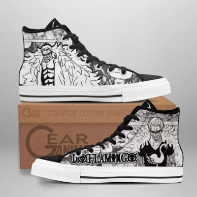 Donquixote Doflamingo High-Top Canvas Shoes