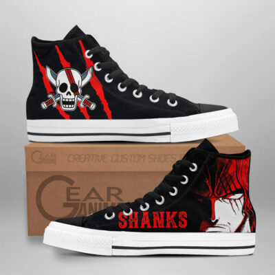 Shanks Film Red Edition High-Top Canvas Shoes