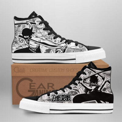 Roronoa Zoro High-Top Canvas Shoes