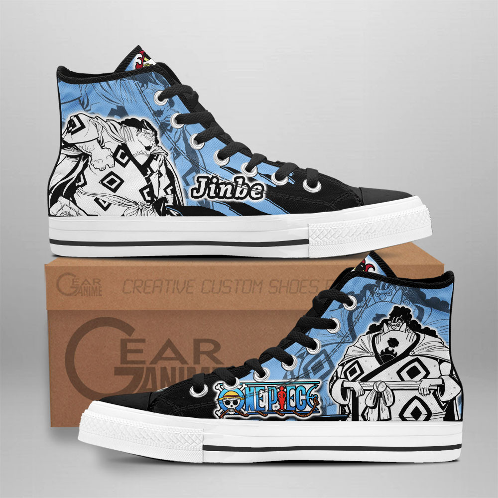 Jinbe High-Top Canvas Shoes