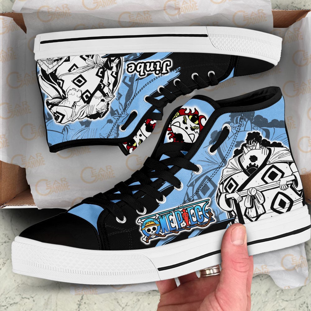 Jinbe High-Top Canvas Shoes - Image 2