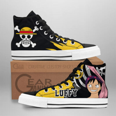 Luffy Film Red Edition High-Top Canvas Shoes