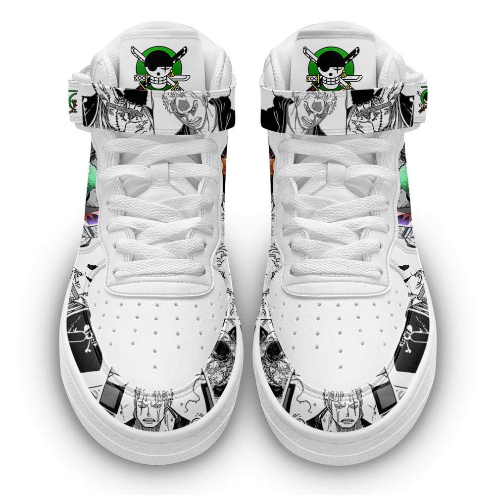 Roronoa Zoro High Air Force Shoes - Image 2