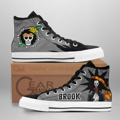 Brook Film Red Edition High-Top Canvas Shoes