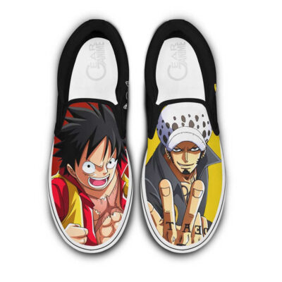 Luffy and Law Slip-On