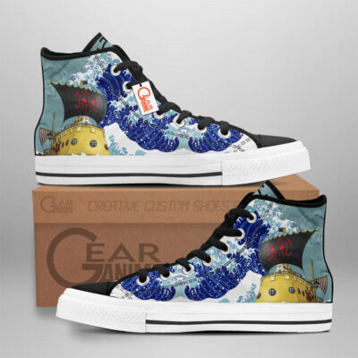 Polar Tang Kanagawa Great High-Top Canvas Shoes