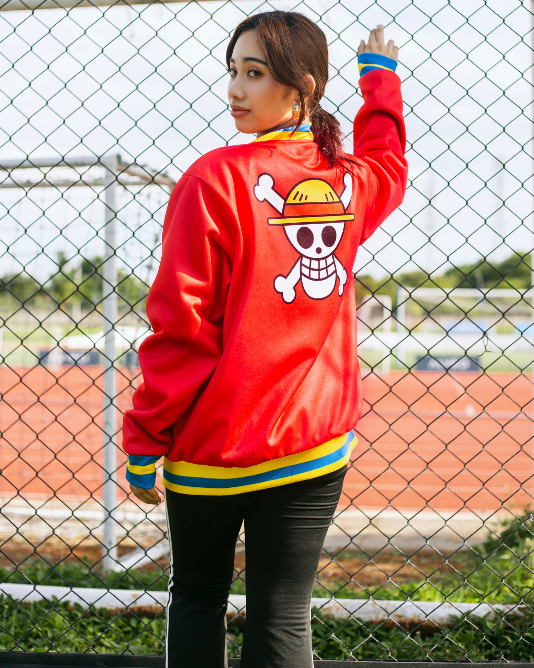 Monkey D. Luffy One Piece Varsity Jacket - Image 7