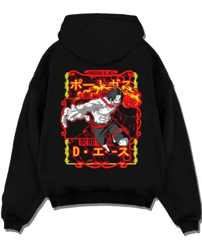 Portgas D. Ace One Piece Firefist Anime Streetwear UK Hoodie