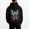 ACEV7 B.black hoodie male back view - One Piece Shop