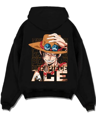 Portgas D Ace One Piece Freckled Pirate Grin Hoodie