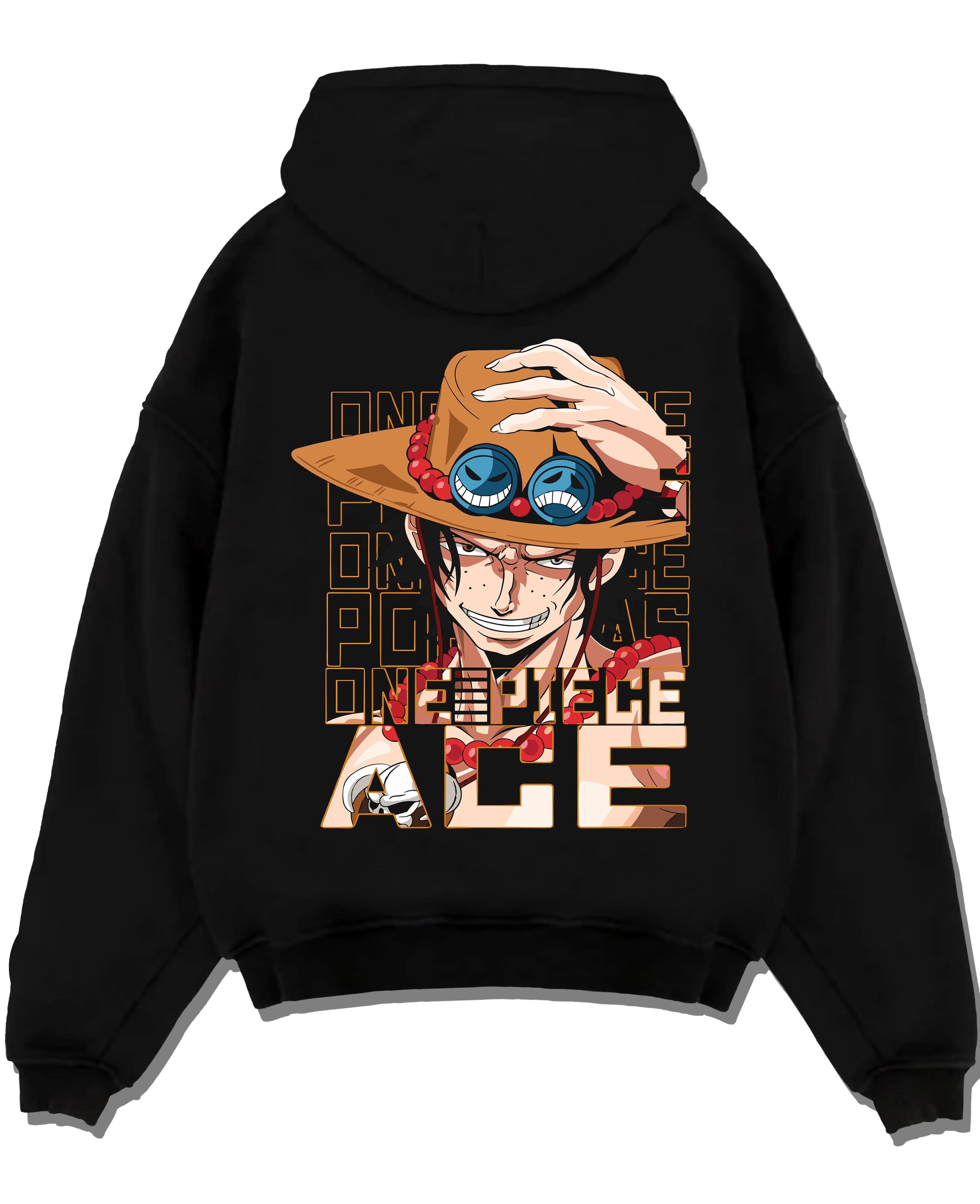 Portgas D Ace One Piece Freckled Pirate Grin Hoodie