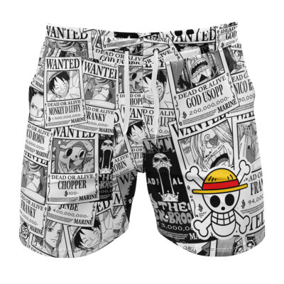 Aloha Strawhat Wanted One Piece Gym Shorts