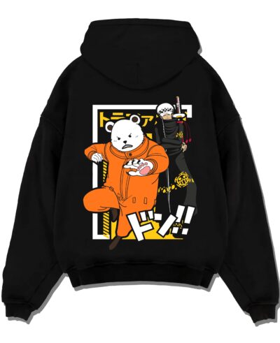 Polar Bear Shirokuma Cafe Anime Retro Poster Hoodie