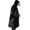 Black Whitebeard Pirates OP AOP Hooded Cloak Coat RIGHT Mockup - One Piece Shop