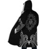Black Whitebeard Pirates OP AOP Hooded Cloak Coat SIDE Mockup - One Piece Shop