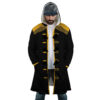 Blackbeard OP AOP Hooded Cloak Coat FRONT Mockup - One Piece Shop