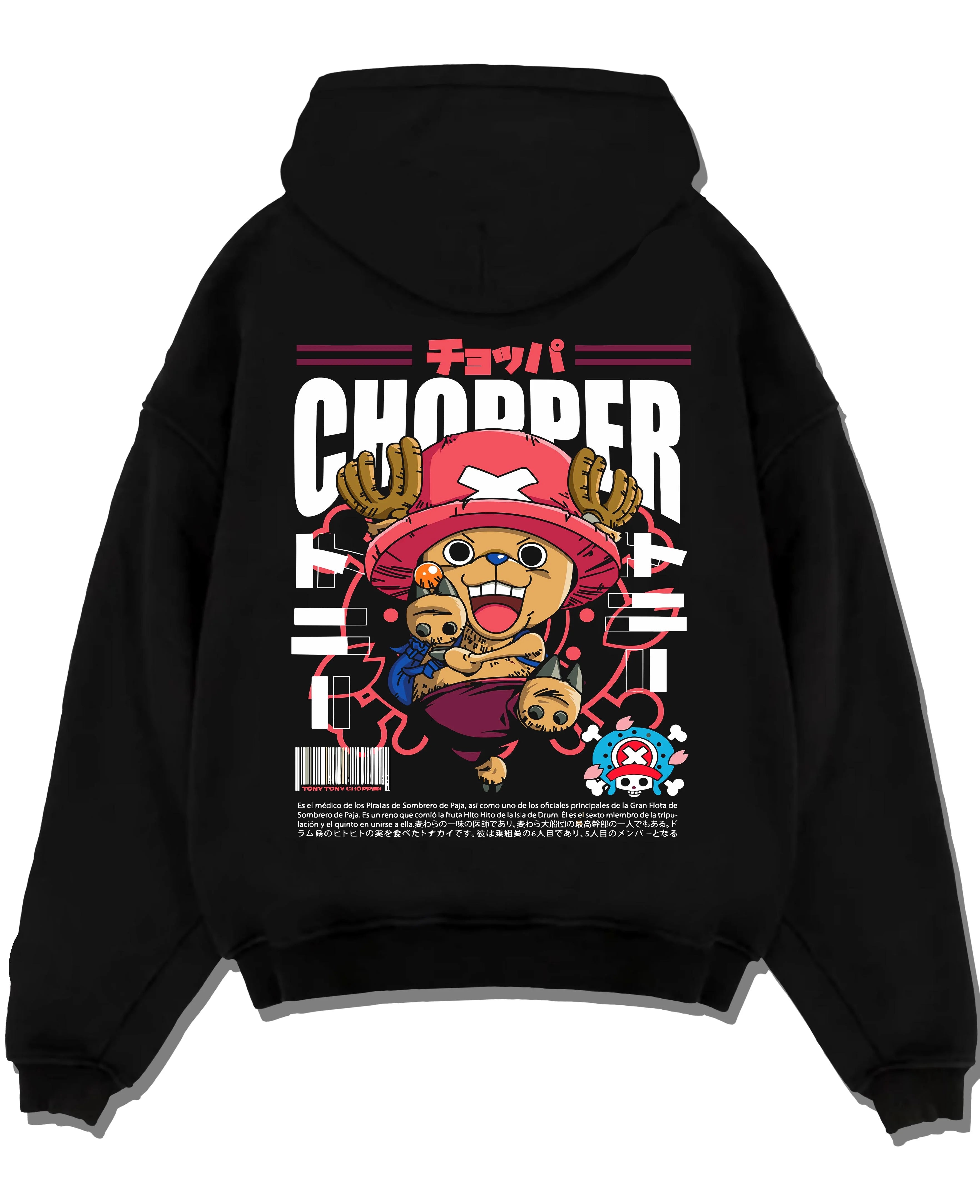 Chopper One Piece Doctor Retro Pirate Poster Hoodie