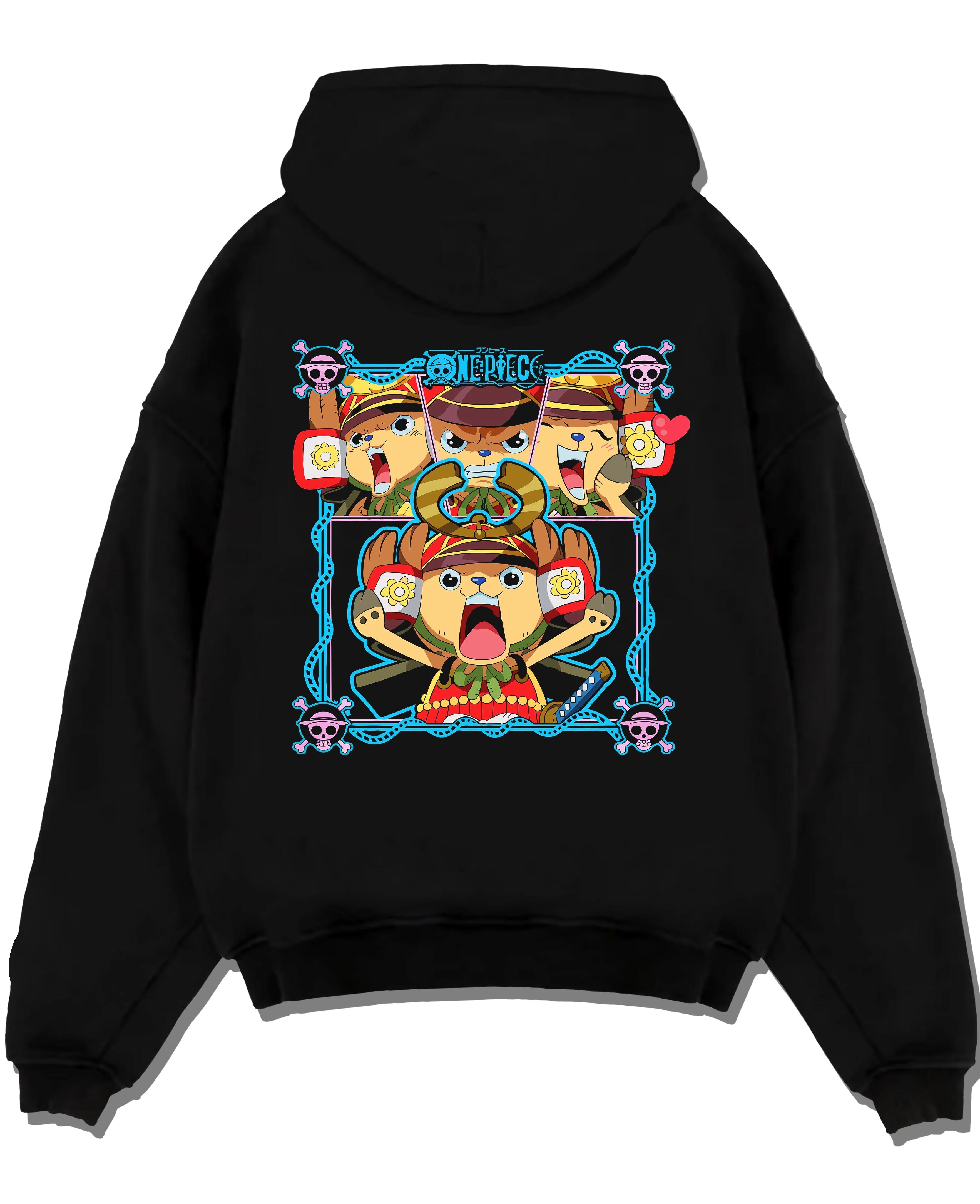 Chopper One Piece Doctor Pirate Retro Symbol Hoodie