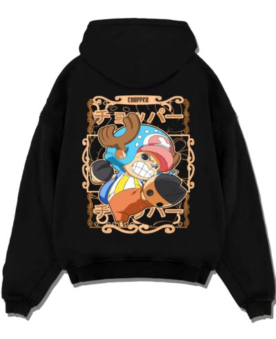 Chopper One Piece Doctor Small Smirk Panel Hoodie