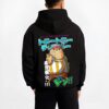 CHOPSTR B.black hoodie male back view - One Piece Shop
