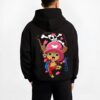 CHPP01 B.black hoodie male back view - One Piece Shop