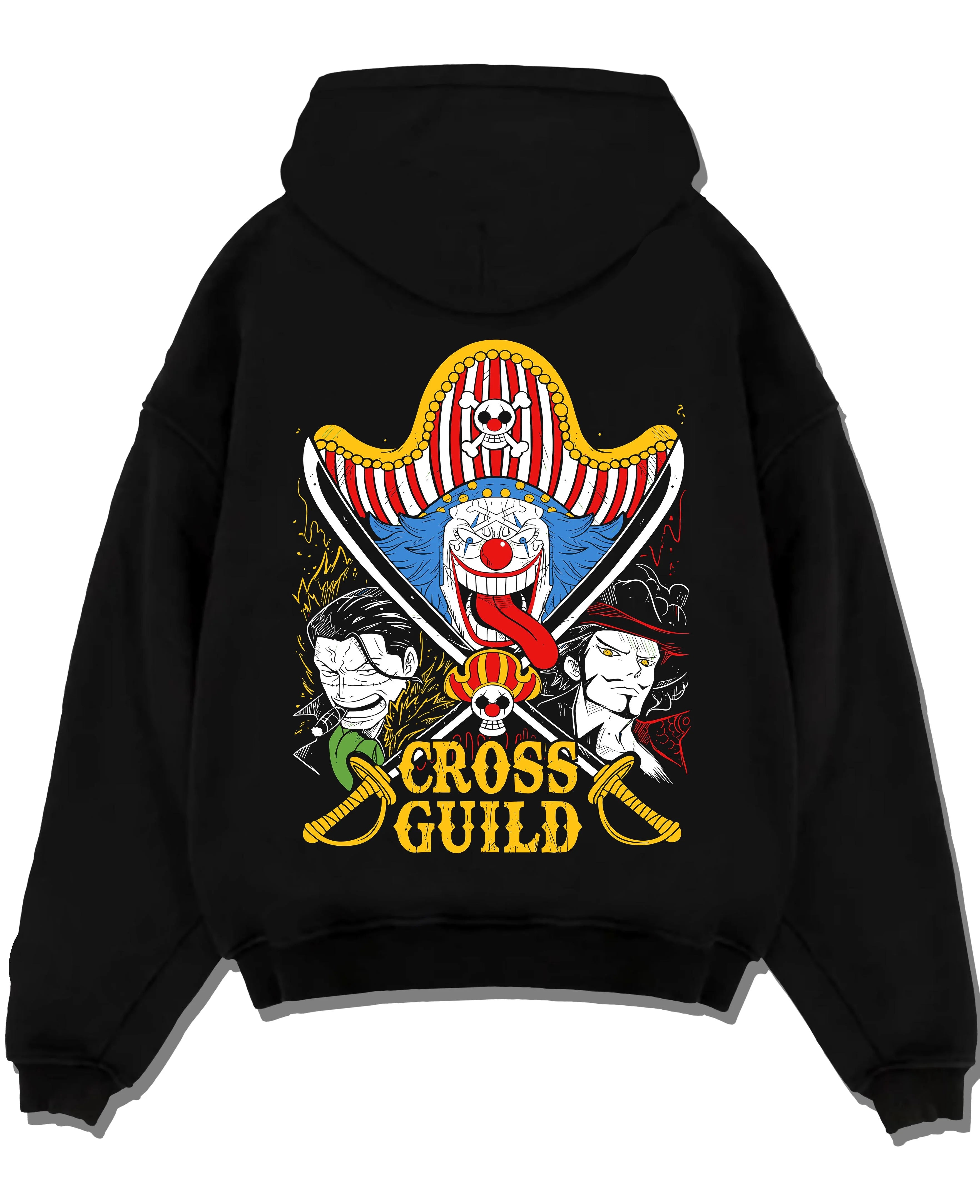 Cross Guild One Piece Buggy Mihawk Crocodile Hoodie