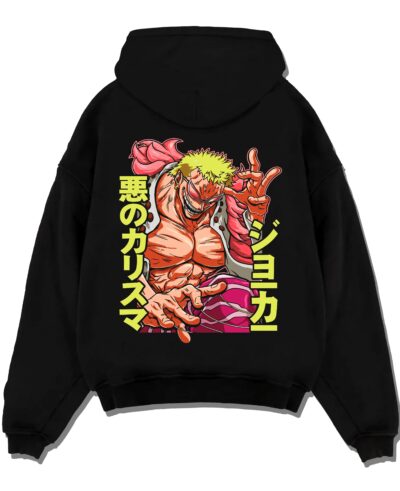 Doflamingo One Piece Retro Villain Pose Art Hoodie