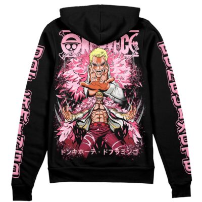 Doflamingo One Piece Streetwear Zip Hoodie Jacket
