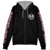 Doflamingo One Piece Streetwear Zip Hoodie FRONT Mockup - One Piece Shop