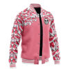 Doflamingo One Piece Varsity Jacket 3L F LEFT Mockup - One Piece Shop