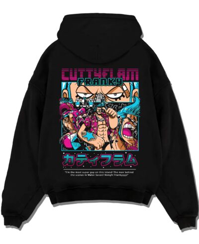 Franky One Piece Cyborg Cola Power Burst Hoodie