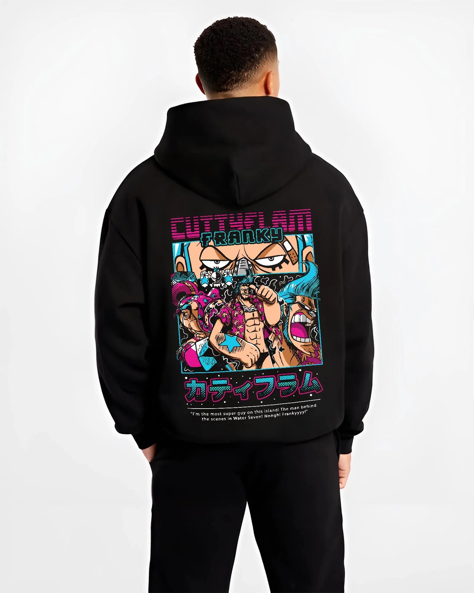Franky One Piece Cyborg Cola Power Burst Hoodie - Image 2