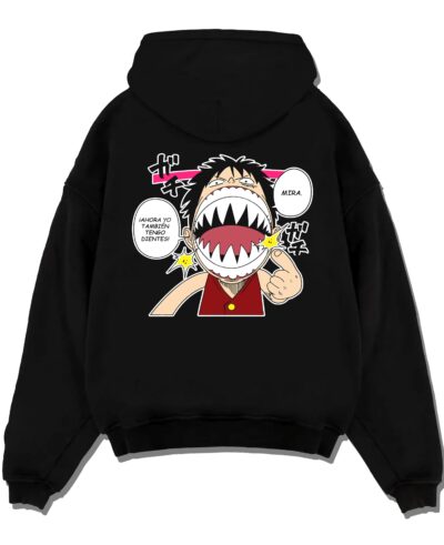 One Piece Luffy Funny Shark Mouth Jumper Hoodie