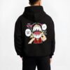 GEAR4TH B.black hoodie male back view - One Piece Shop