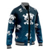 Gear 5 Luffy V2 One Piece Varsity Jacket 3L F LEFT Mockup - One Piece Shop