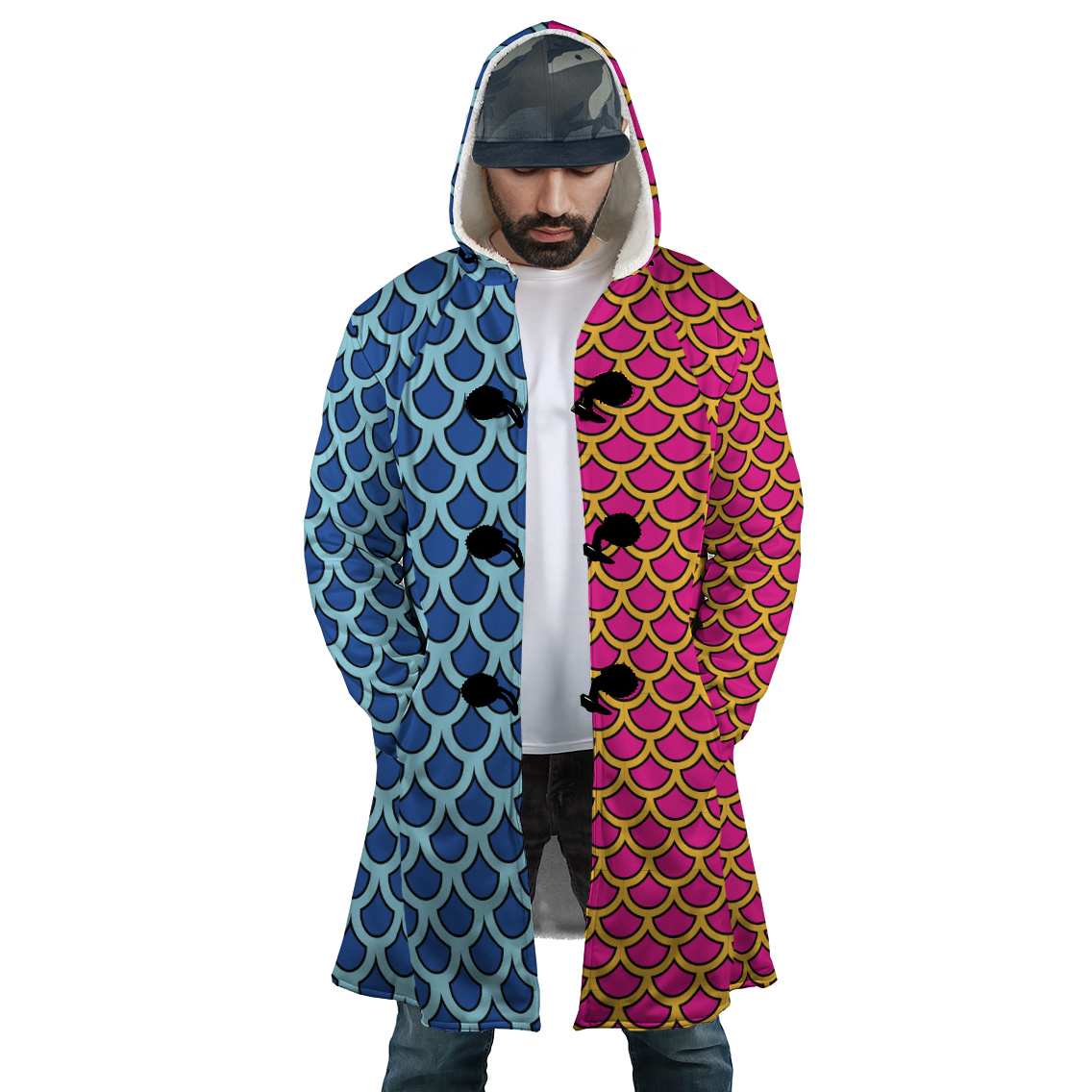 Kaido Pattern One Piece Dream Cloak Coat - Image 6
