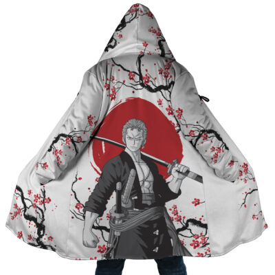 Zoro Cherry Blossom One Piece Dream Cloak Coat