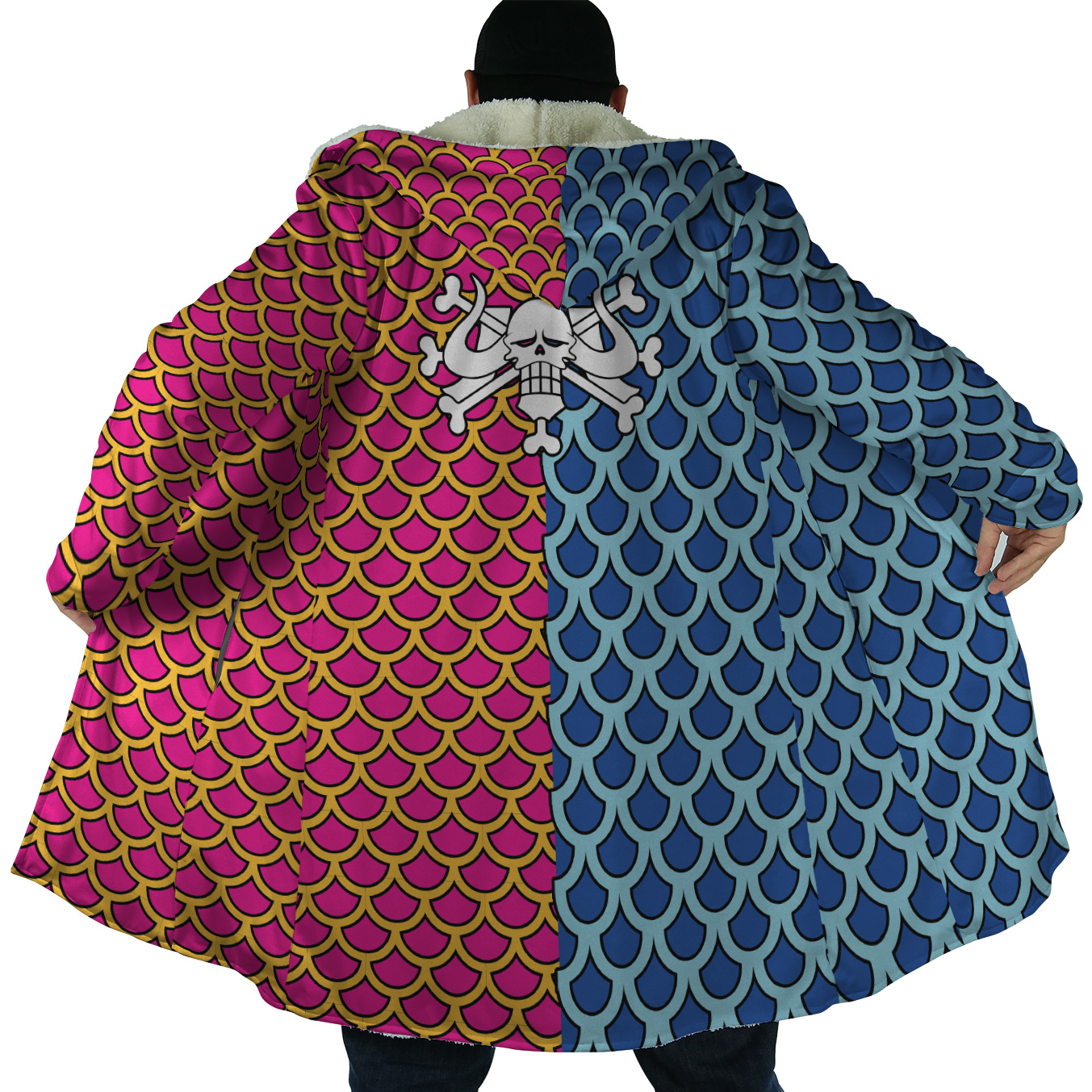 Kaido Pattern One Piece Dream Cloak Coat - Image 5
