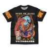 Jinbe Dead Or Alive One Piece Streetwear T Shirt FRONT WRINKLY - One Piece Shop