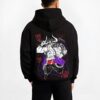 KAIDOBK B.black hoodie male back view - One Piece Shop