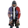 Kaido OP AOP Hooded Cloak Coat FRONT Mockup - One Piece Shop
