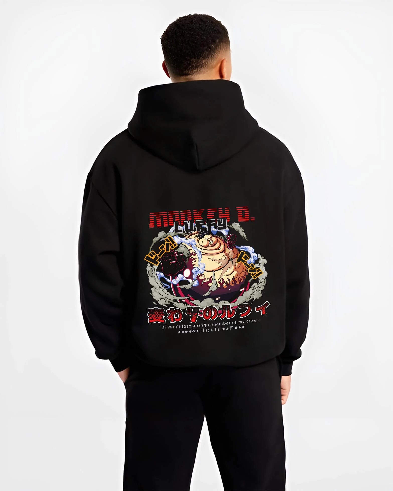 Monkey D. Luffy One Piece Gear Fourth Anime Streetwear Hoodie - Image 2