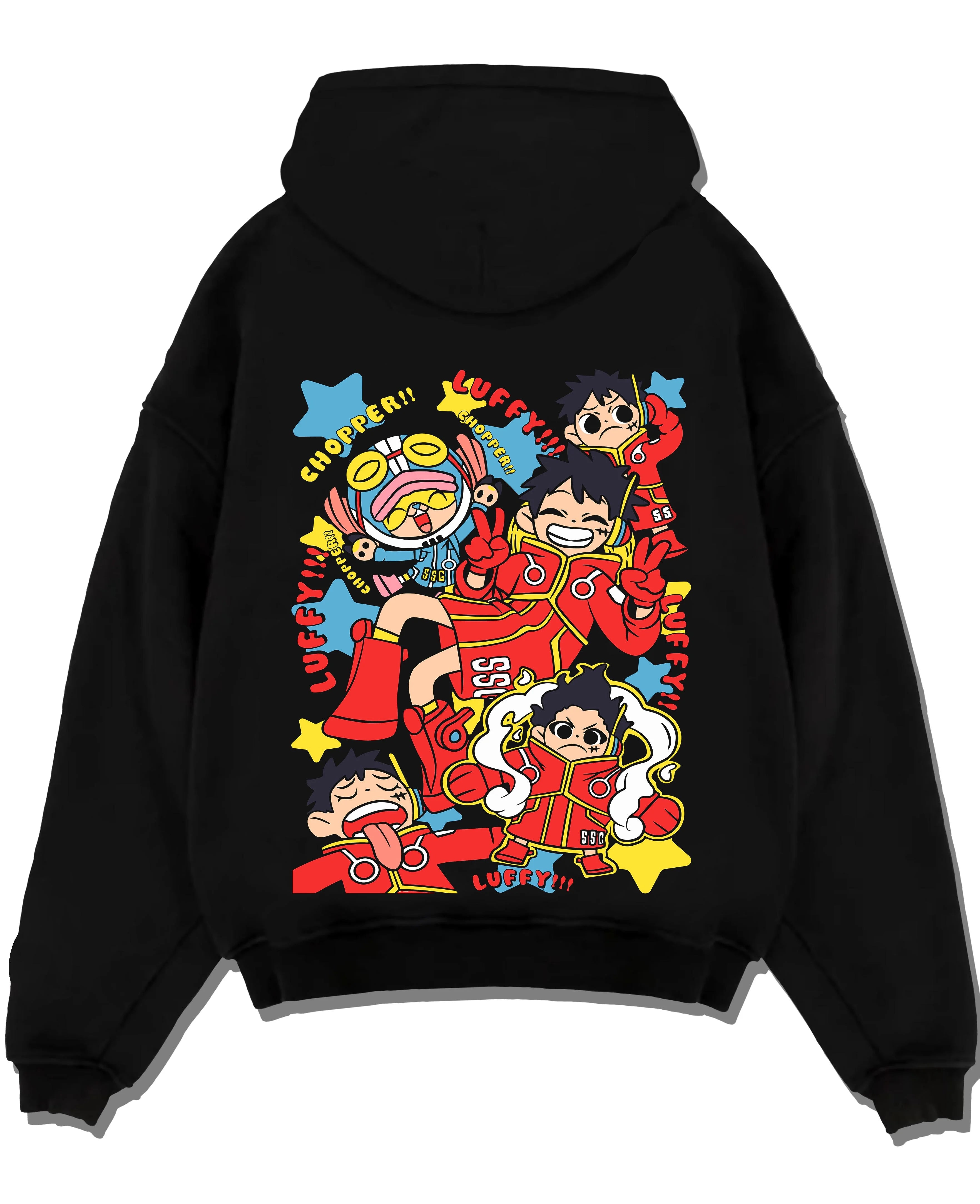 Luffy One Piece Anime Chopper Playful Hoodie