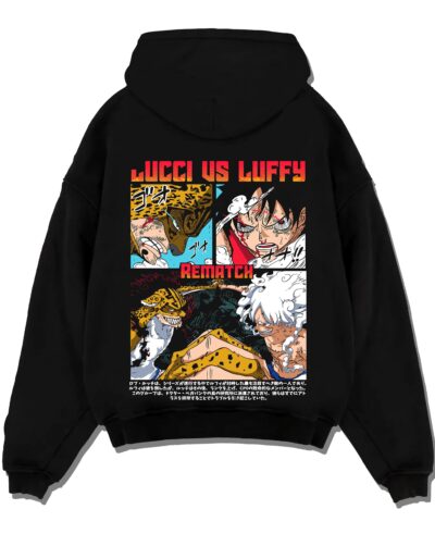 Luffy vs Lucci One Piece Rematch Epic Hoodie