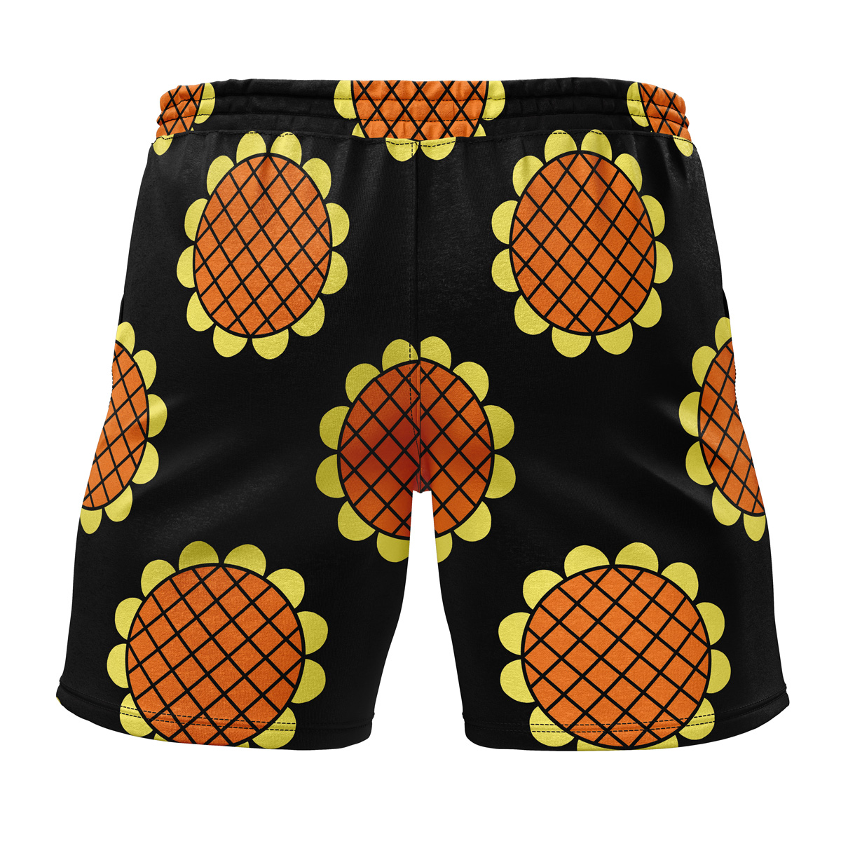 Monkey D. Luffy Black Dressrosa One Piece Gym Shorts - Image 2
