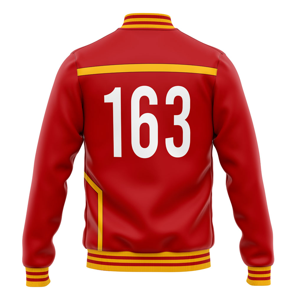 Luffy Egghead One Piece Varsity Jacket - Image 4