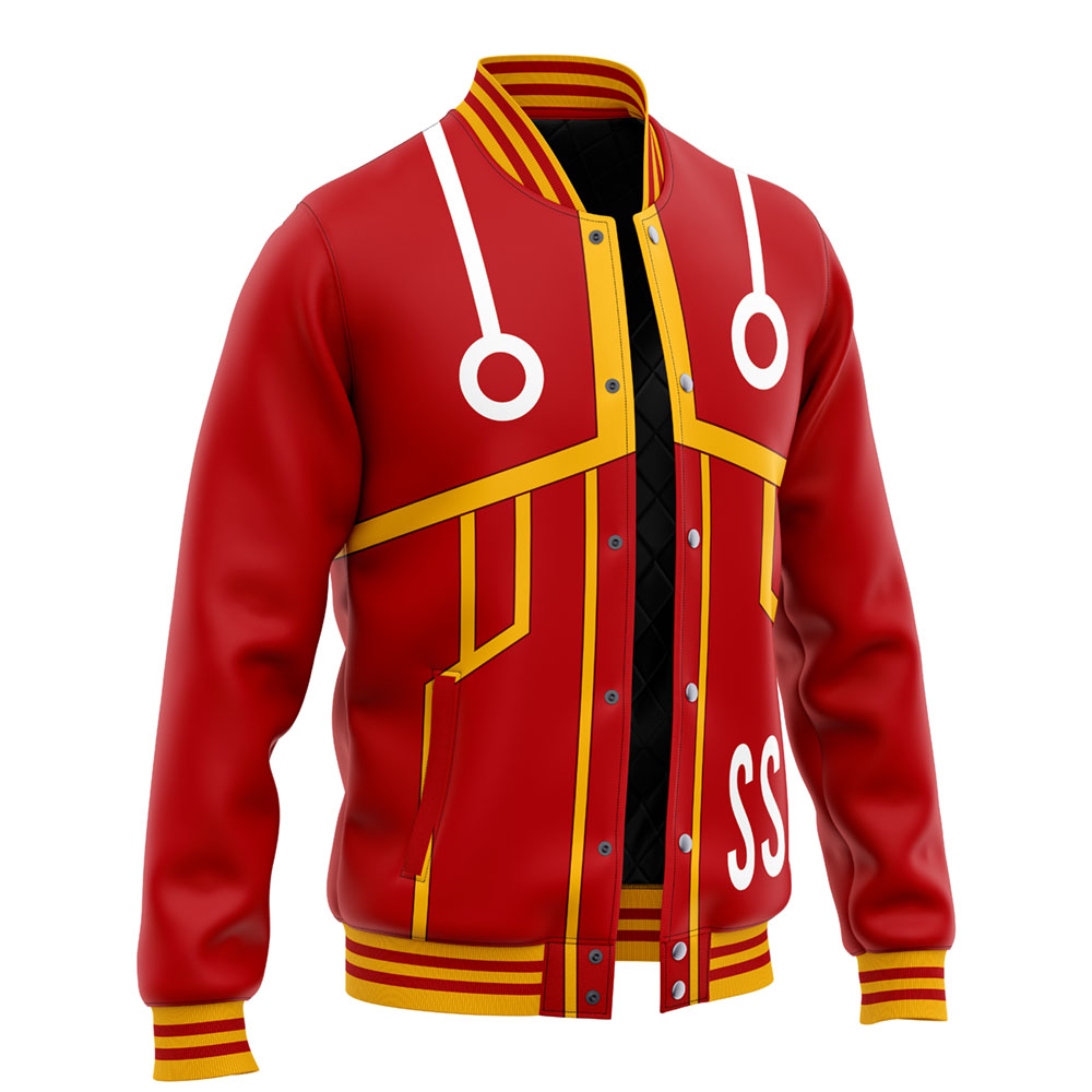 Luffy Egghead One Piece Varsity Jacket - Image 2